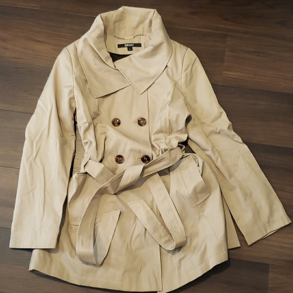 Dkny Jackets & Blazers - DKNY Double-breasted Trench Coat, Size L